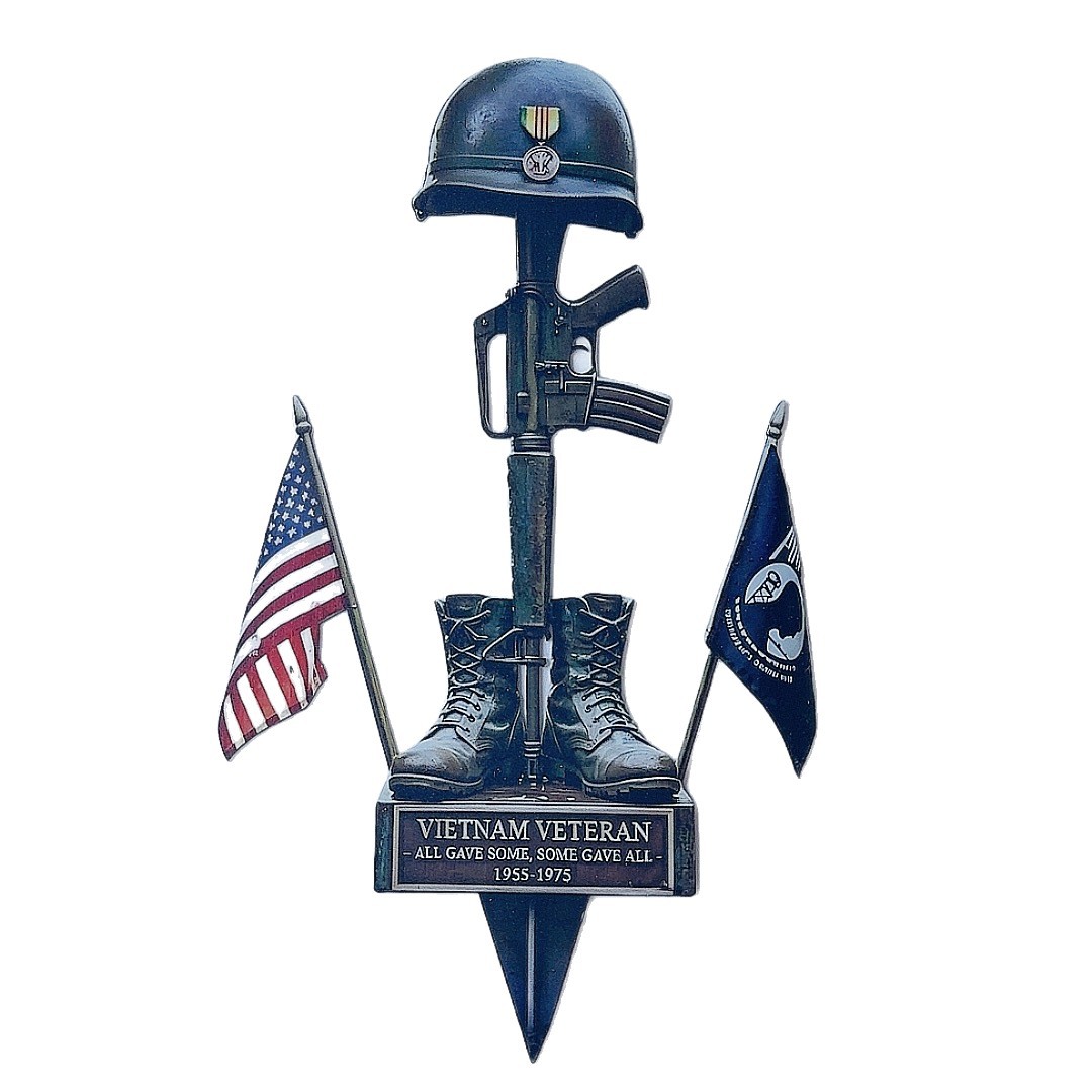 New Battle Field Cross Memorial Sculpture