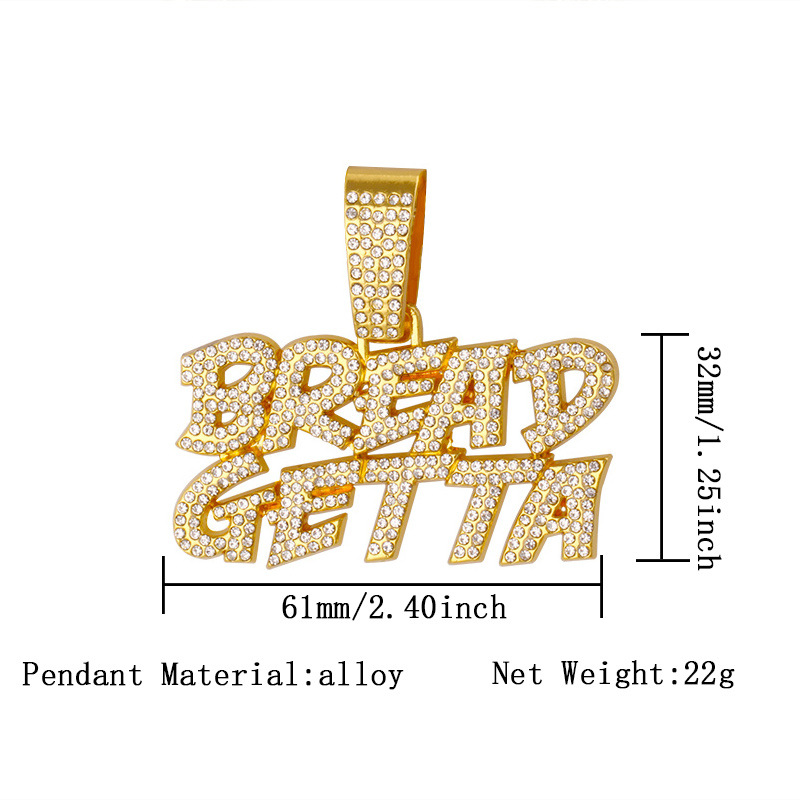 金色BREADGETTA吊坠
