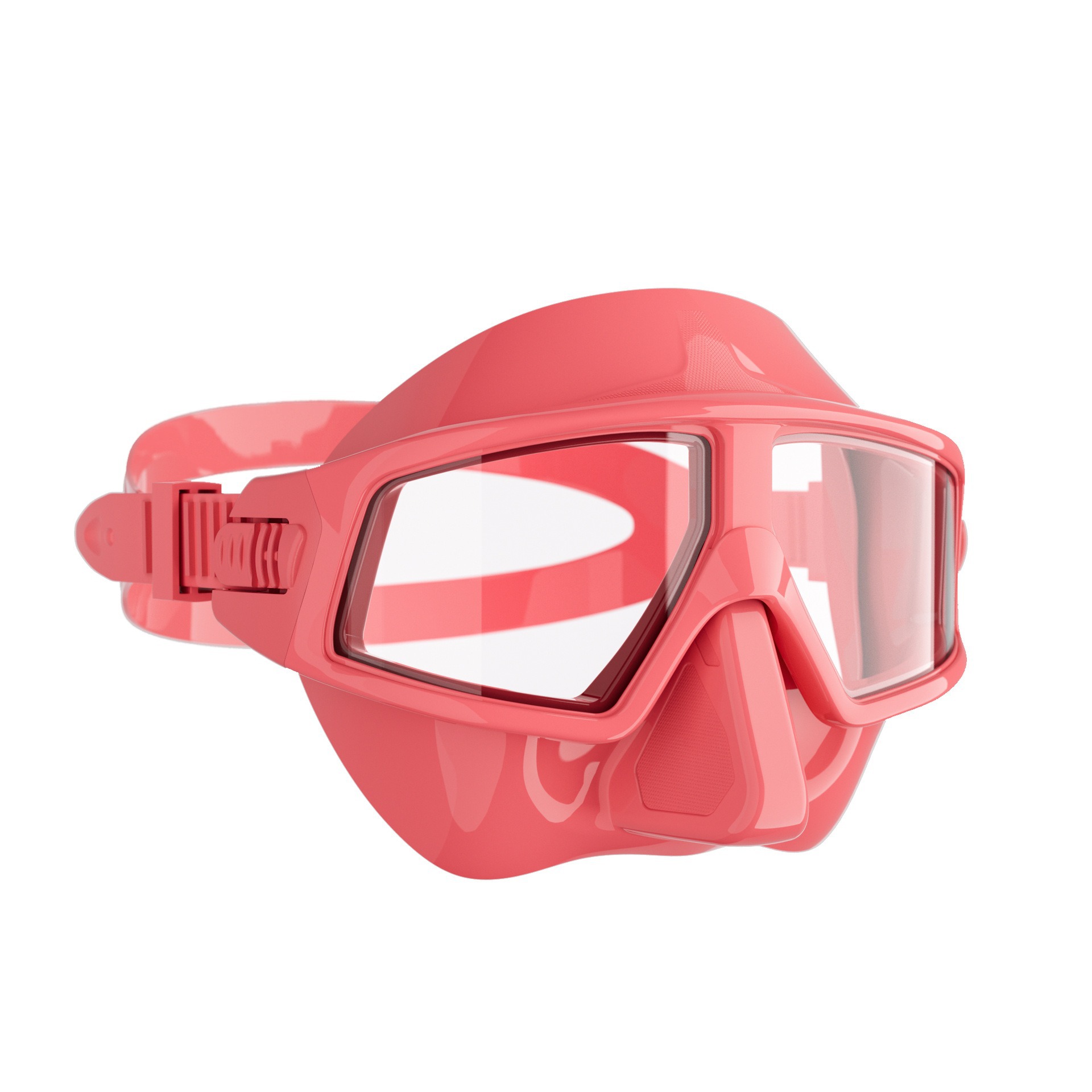 JUNHAIINS low-volume free diving mask tempered glass lightweight PC lens snorkeling mask