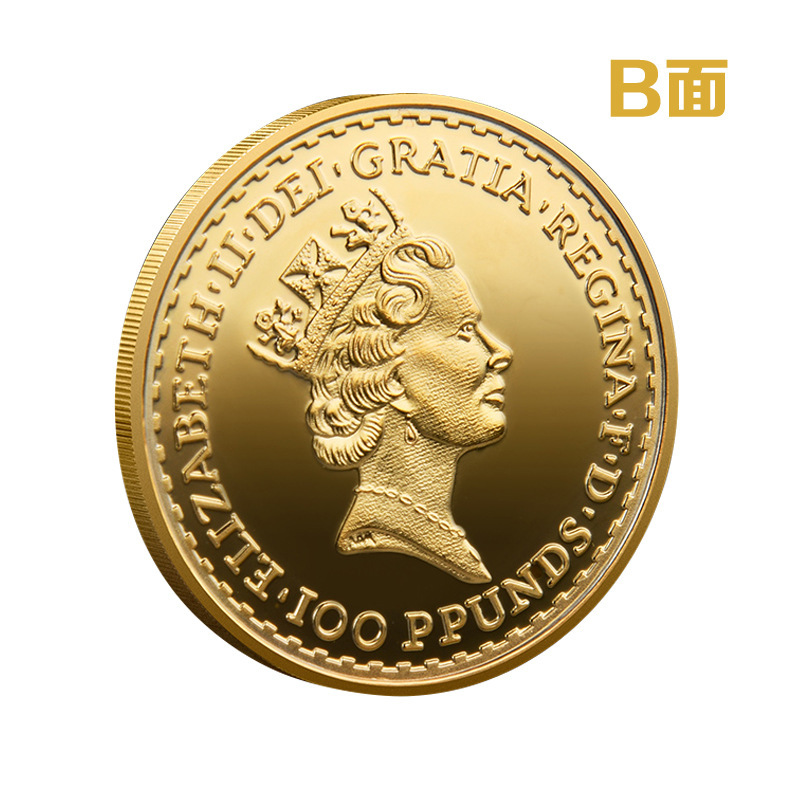 Britannia Commemorative Coin Roman Empire Commemorative Medal Queen Elizabeth II Centenary Commemorative Coin Military Coin