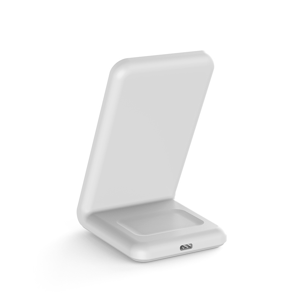 2-in-1 Magnetic Wireless Charger Foldable Stand for Apple Magnetic Phone 15W Fast Wireless Charging