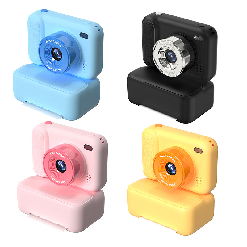 New Smart Digital Children's Instant Print Mini Thermal Printing Camera Front and Rear HD Dual Camera
