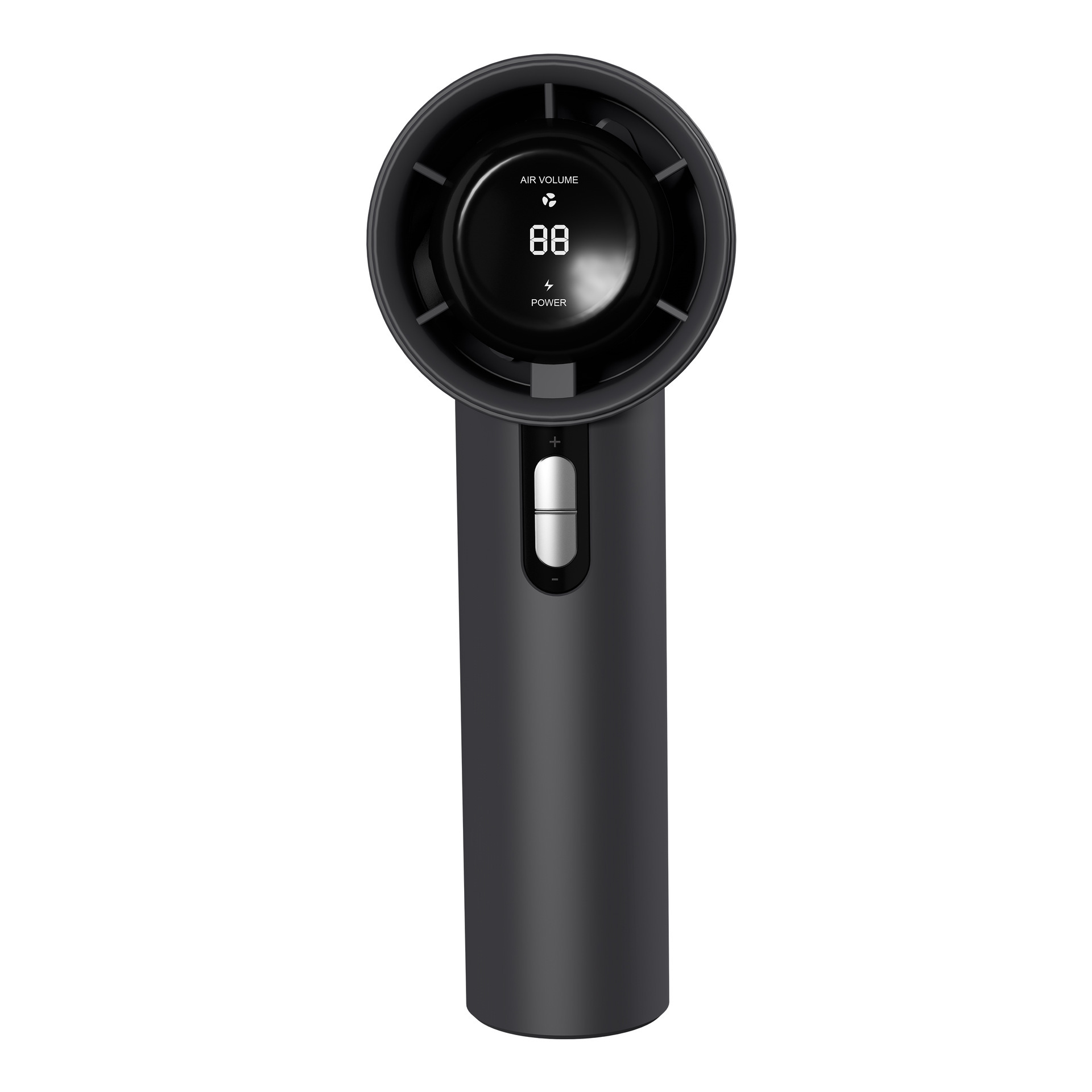 638 Handheld Fan Portable Fan Desktop Digital Display USB Charging Cooling Fan Electric Fan