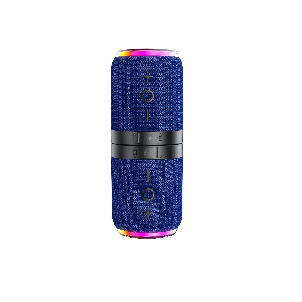 New magnetic two-in-one split portable Bluetooth speaker RGB fabric small speaker