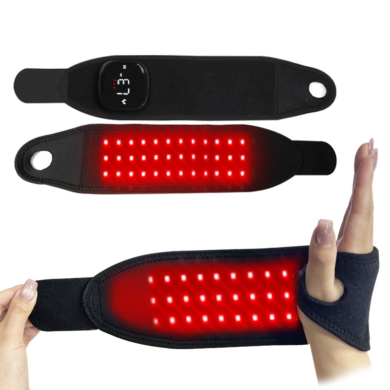 Electric Heating Red Light Wrist Guard for Tenosynovitis Joint Pain Warmth Massage Wrist Infrared Physiotherapy Device