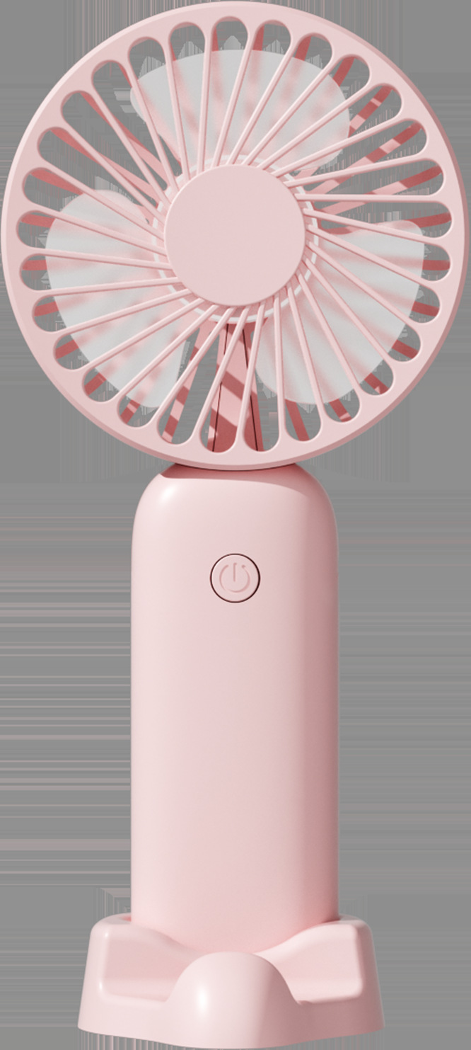Outdoor student dormitory silent base high-speed mini small fan USB charging support LOGO