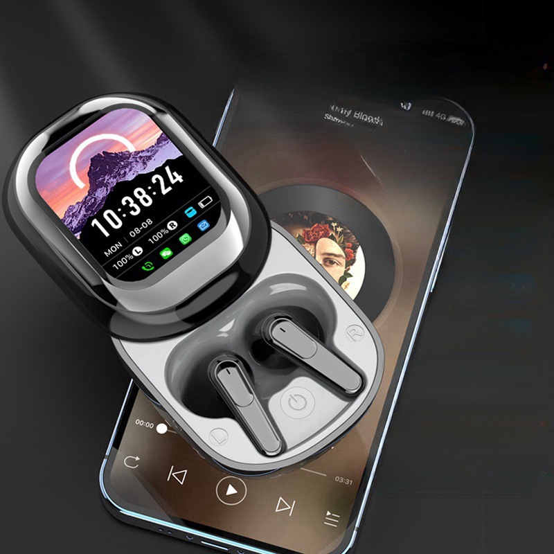 2026 New SE-ONE AI Bluetooth Translation Earbuds Slide Cover One-Key Translation Low Power Consumption Screen Display Long Battery Life Exclusive Supply