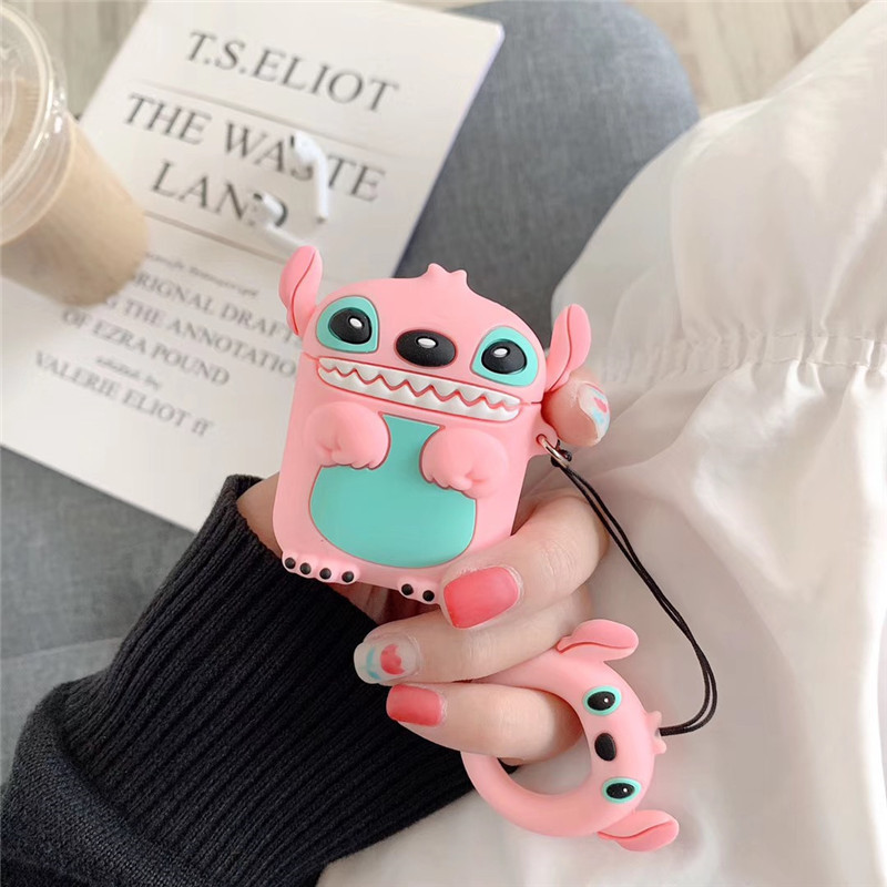 粉色史迪仔 · Airpods1/2代