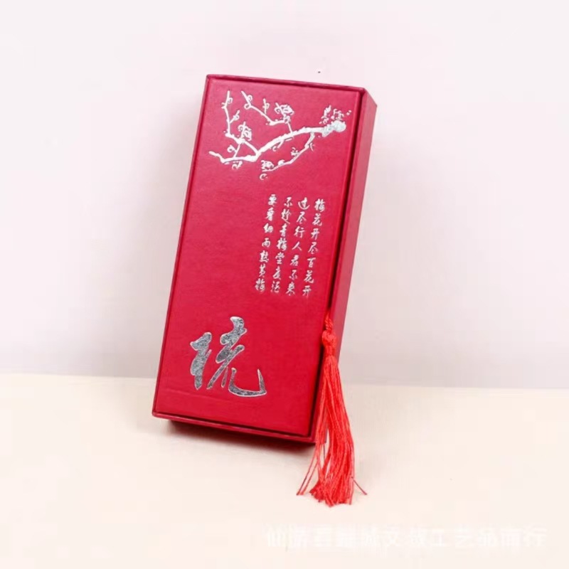 Gold jewelry box ring pendant packaging box gift bag bracelet necklace jewelry packaging
