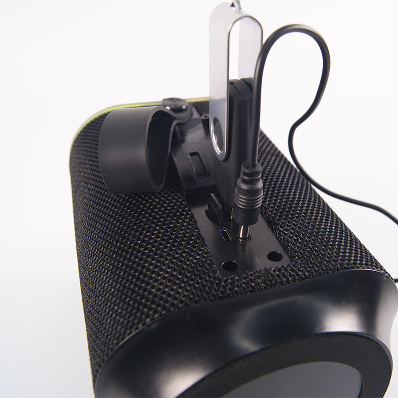 Custom-Molded RGB Laser-Engraved, Illuminated, Outdoor-Rated, Waterproof Subwoofer with Handle—Compact Speaker with Resonance, Designed for Home Use—Bluetooth Speaker