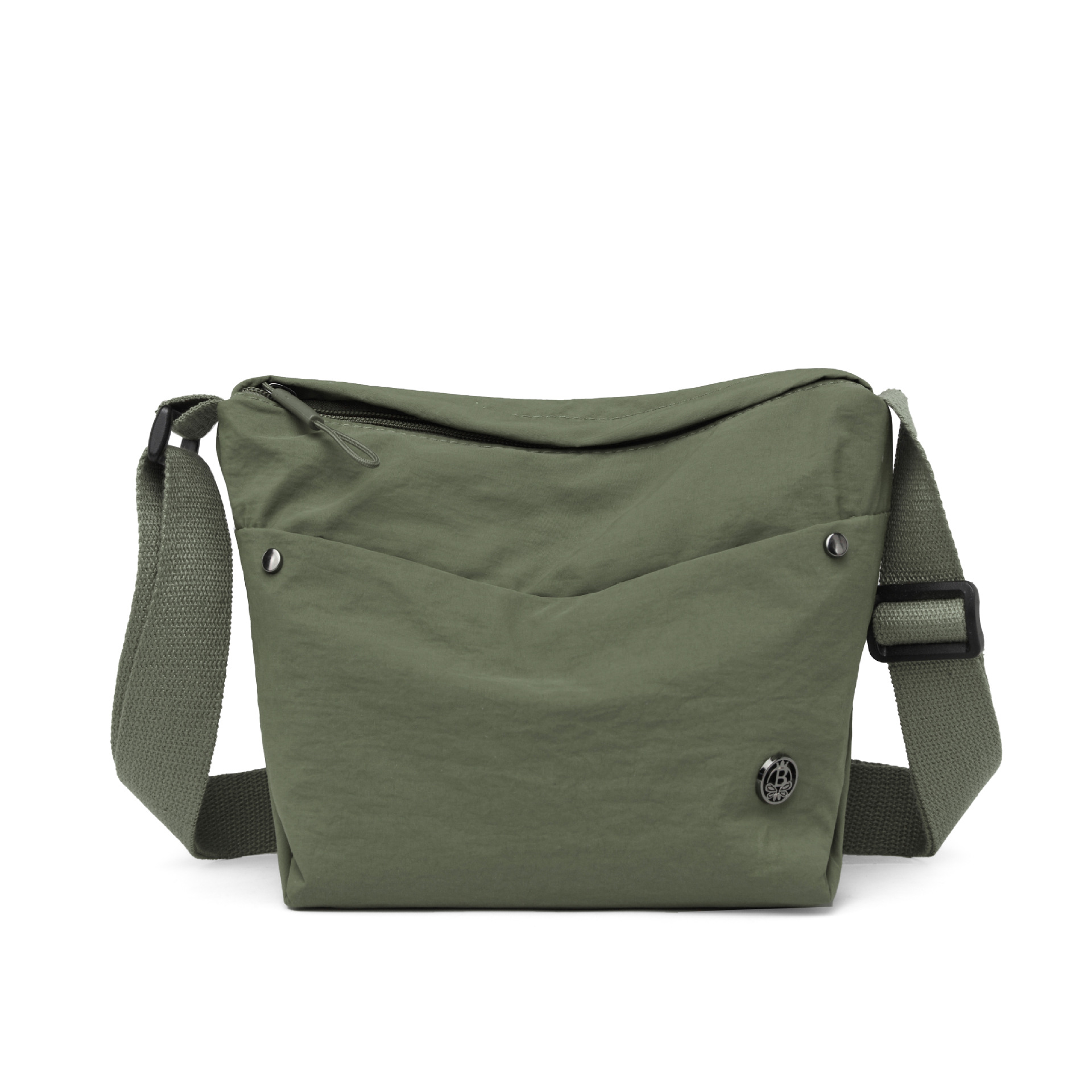 Crossbody Bag Women 2025 New Canvas Bag Lightweight Waterproof Dumpling Bag Walking Nylon Small Backpack