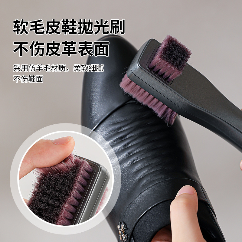 Wireless Charging Electric Shoe Brush, Household Leather Shoe Ultrasonic Vibration Brush for Cleaning Shoe Surface
