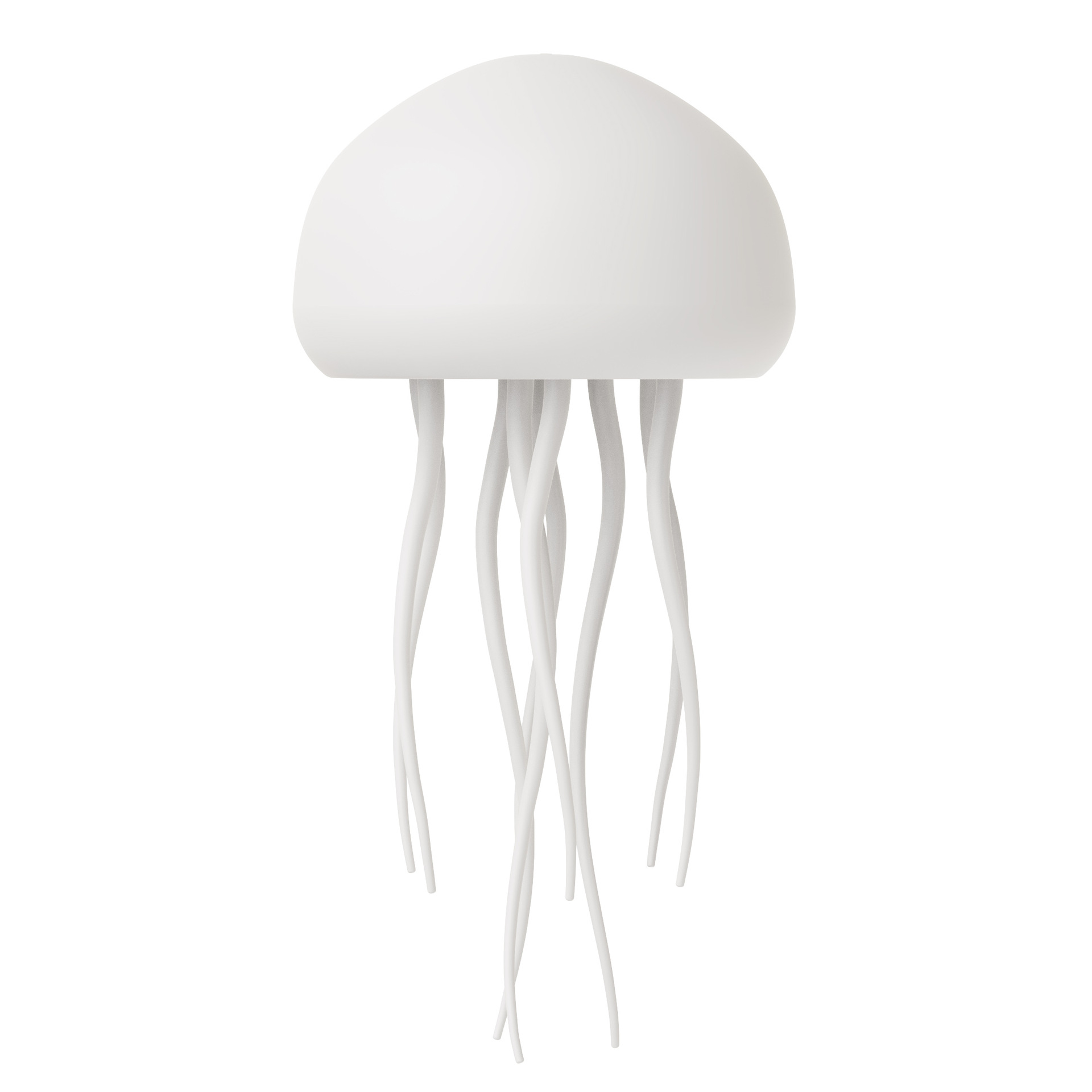 Full Color Gradient Voice Control Jellyfish Lamp Floating Touch Feet Home Car Desktop Induction Atmosphere Night Light