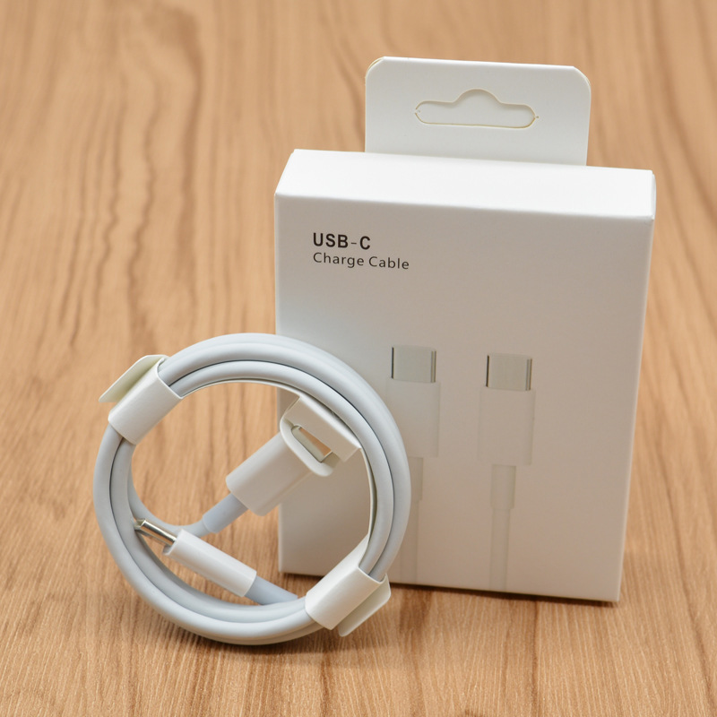 60W Dual Type-C Fast Charging Cable for iPhone 15, PD Original