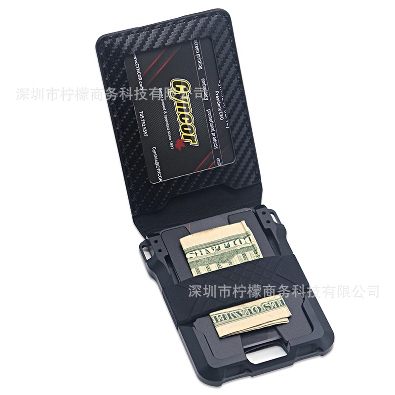 Direct Sale Metal Wallet Metal RFID Card Holder Card Sleeve Anti-theft Aluminum Alloy Credit Card Clip Bank Card