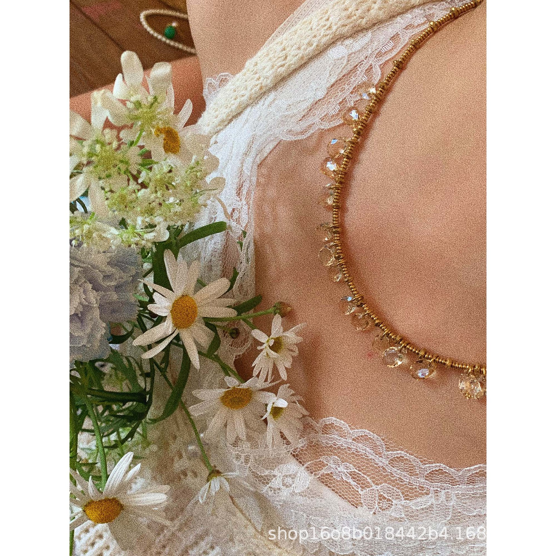 301 South France Workshop Cleopatra Movie Inspiration Imported Crystal Tassel Necklace Bohemian Y8-17