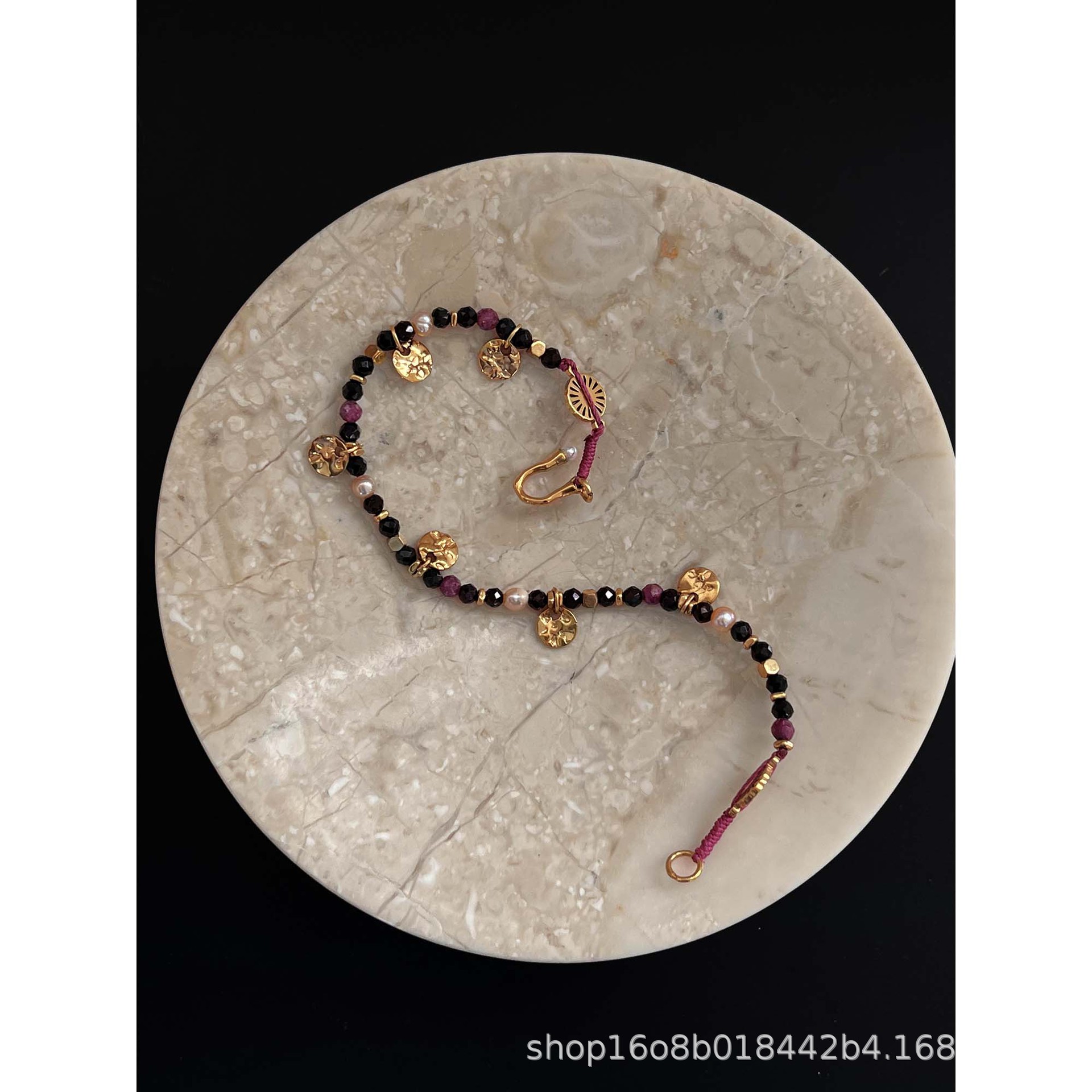 301 Spring Workshop Hand Woven Sweat Resistant Not Afraid of Fading Simple Color Matching Difficult to Make Bracelet m6-15