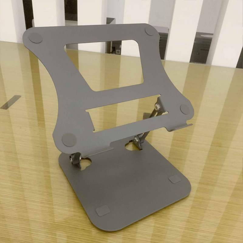 New metal computer stand notebook tablet vertical stand adjustable folding portable stand hollow heat dissipation