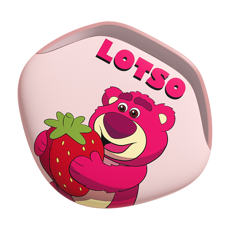 New Strawberry Bear Ultrasonic Contact Lens Automatic Cleaner Outdoor Portable Charging Contact Lens Charging Cleaning Box