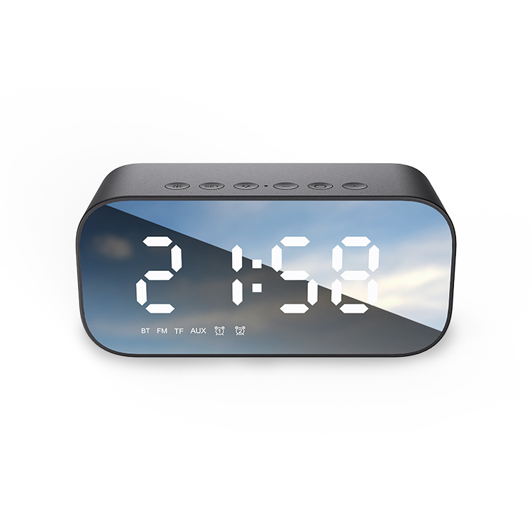 Bluetooth speaker multifunctional clock alarm clock new Bluetooth audio Mid-Autumn Festival gift Bluetooth speaker