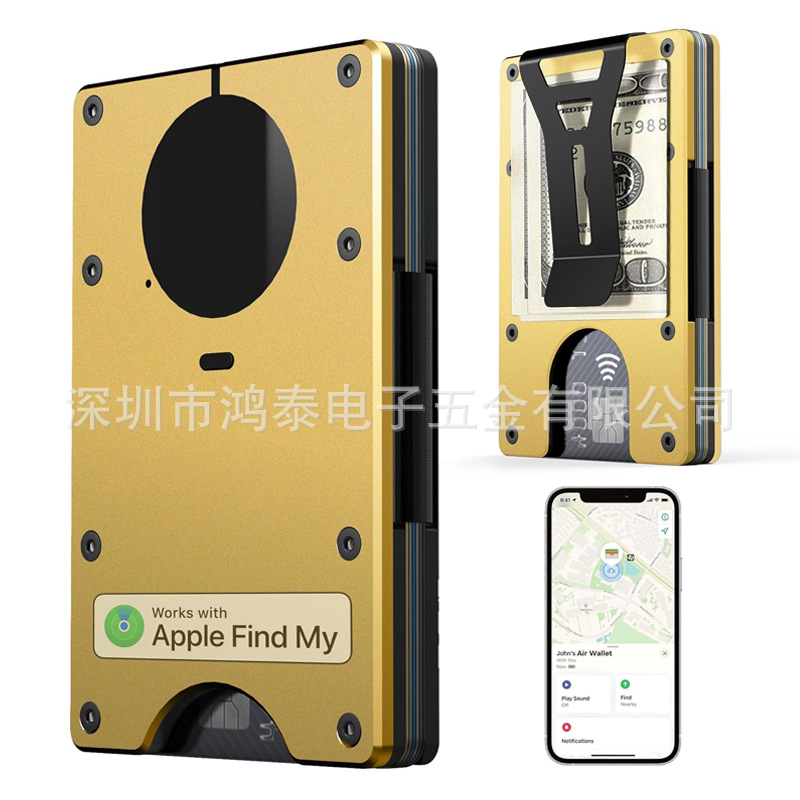 金色（内置苹果airtag芯片）