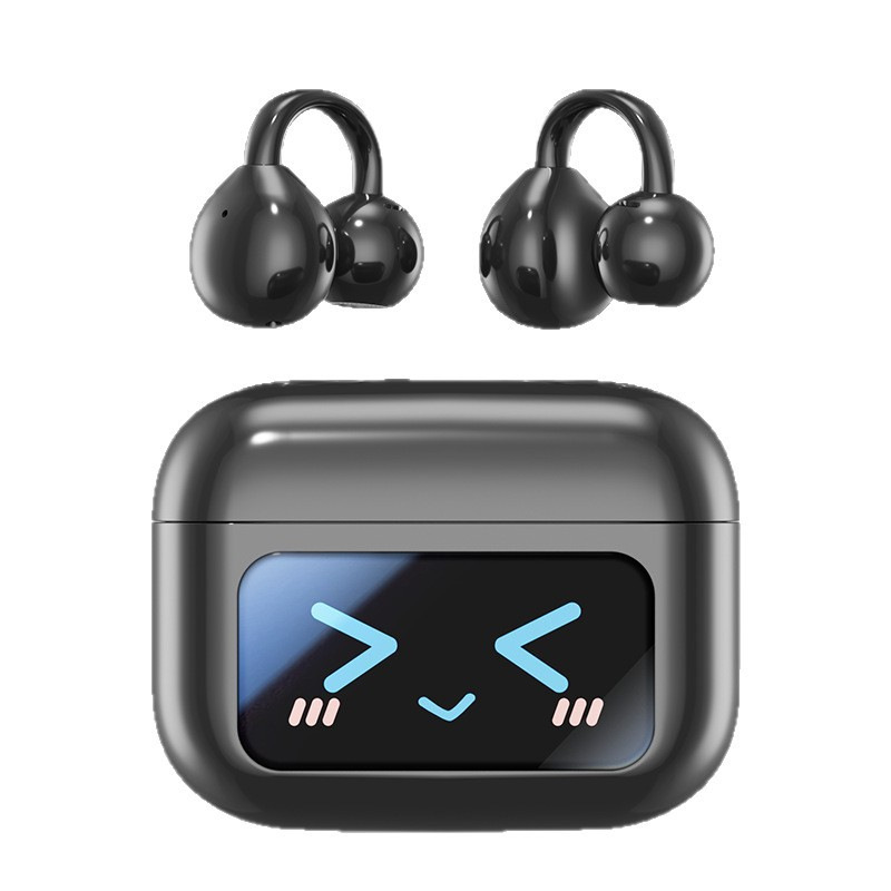 M100 Bluetooth Headphones Clip-on Ear Non-in-ear With Screen Digital Display Color Screen Long Battery Life Wireless Bluetooth Headphones