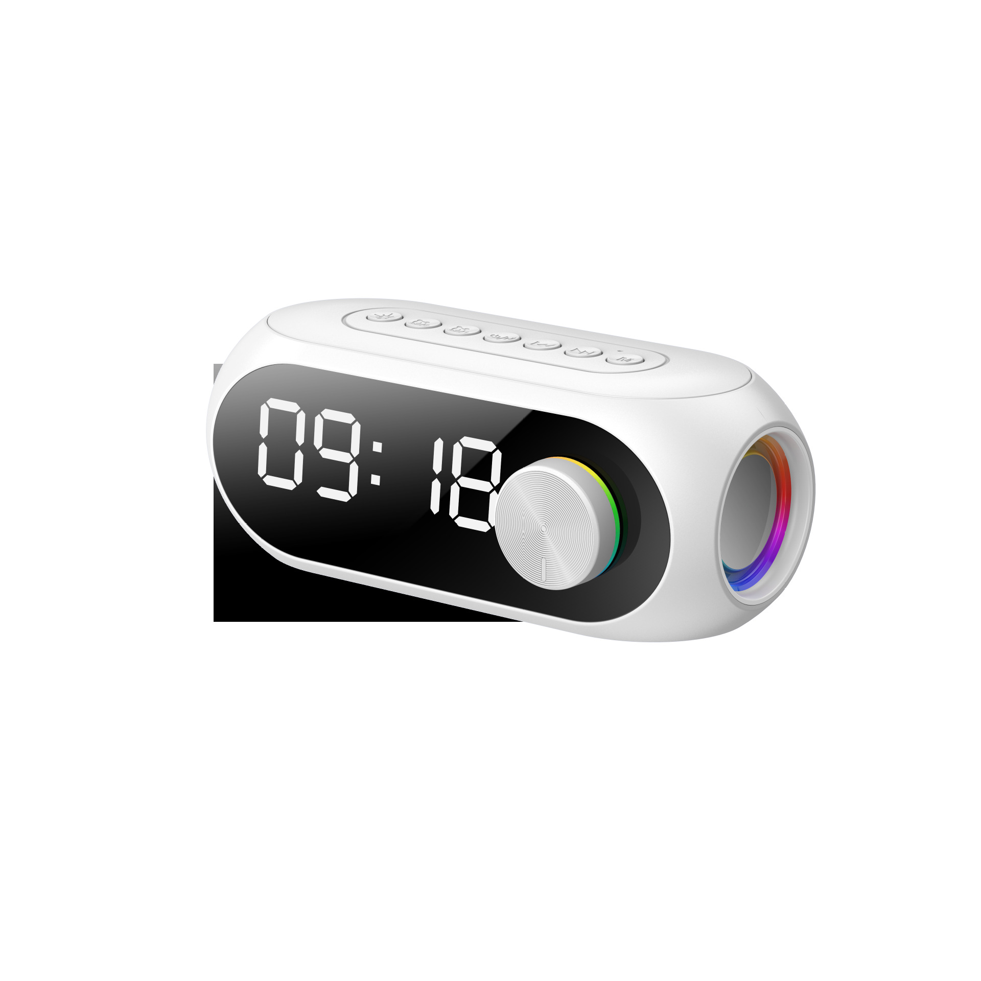 Private mold S8 Bluetooth speaker RGB subwoofer portable mini clock home alarm clock desktop Bluetooth small speaker