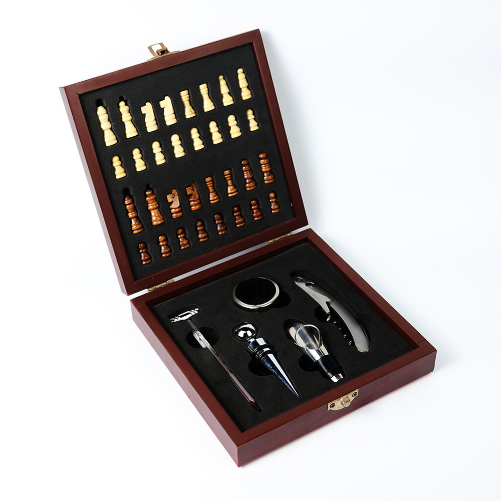 Business Gift Bar Tool Set Series Chess Red Wine Tool Set Red Wine Tool Selection