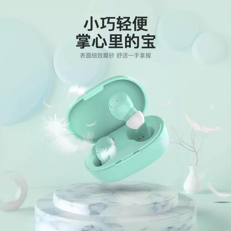 exclusive a6s bluetooth headset mini portable macaron color candy earphones in-ear ultra-long battery life
