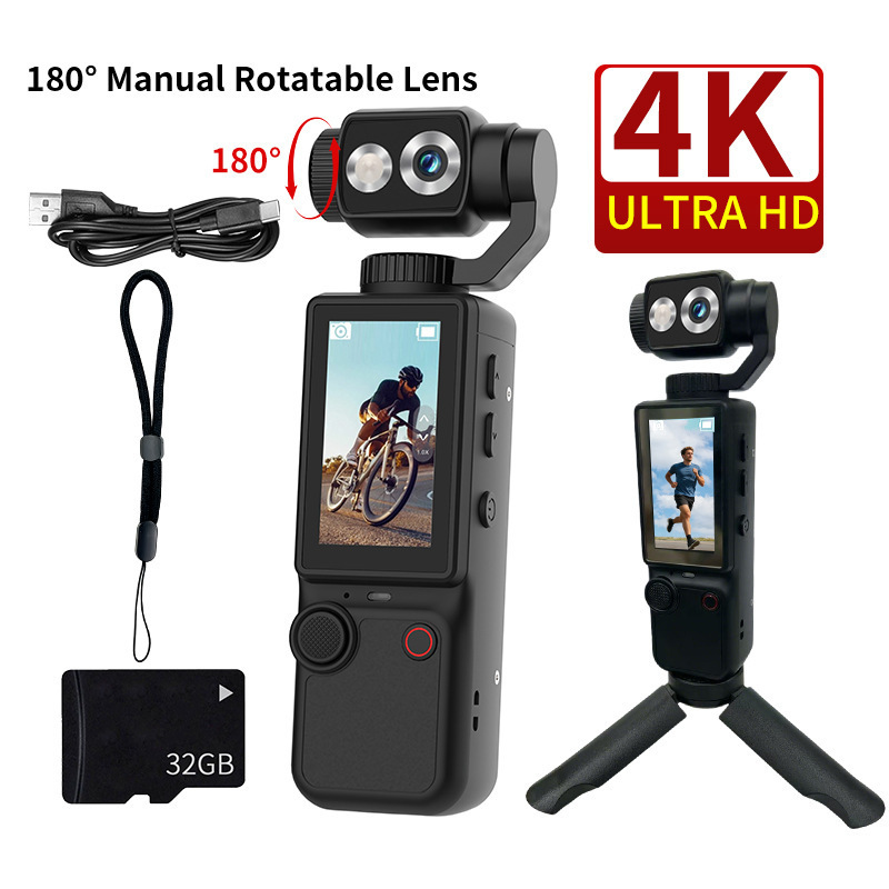 Q8 handheld outdoor sports camera ultra-clear autofocus conference recording portable pocket camera