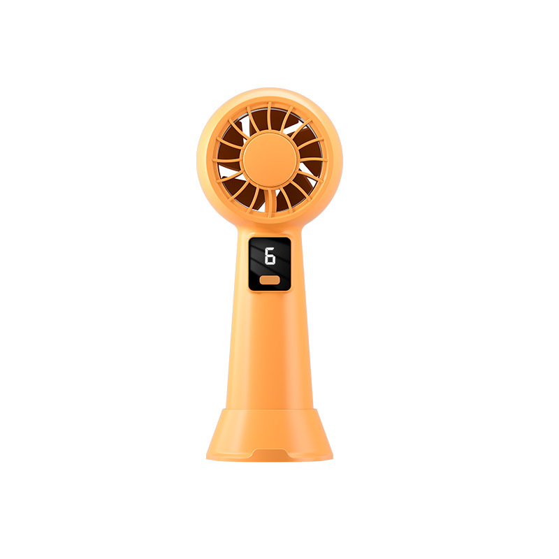 Custom Gift Summer Handheld Small Fan Desktop Mini Strong Wind Long-lasting USB Silent Rechargeable Fan