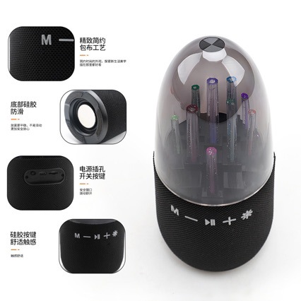 S538 City Light Bluetooth Audio Colorful Atmosphere Light Home Plug-in Card Audio Wireless