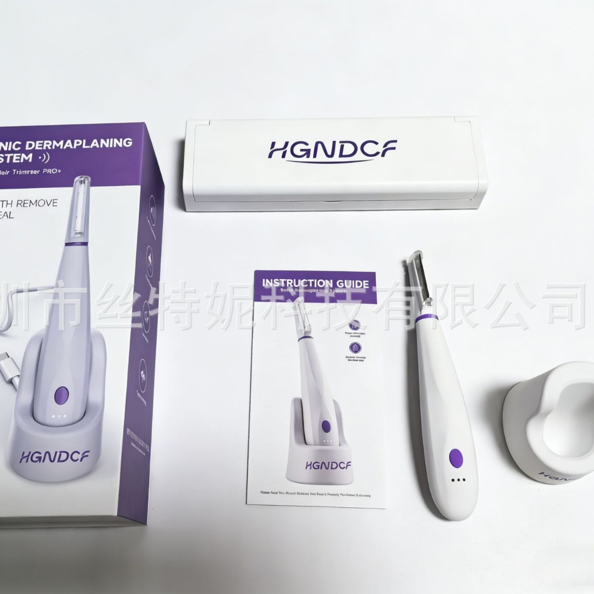 Women's Razor with LED Light for Body Hair Removal and Face Hair Trimming