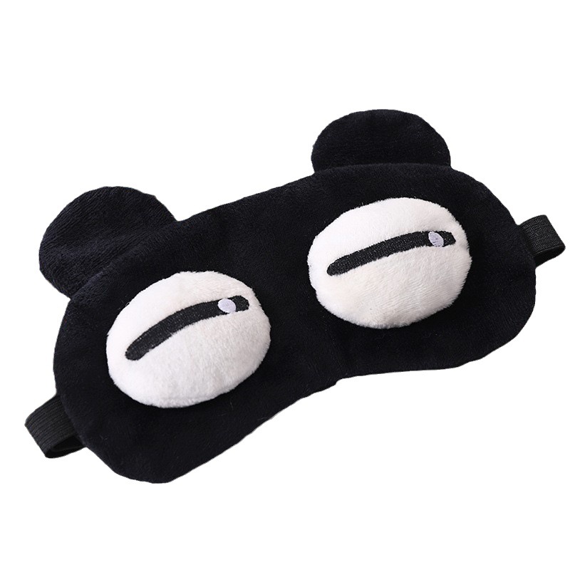 New cartoon cute plush eye care sleep eye mask, cute cat anime design, ice compress eye mask