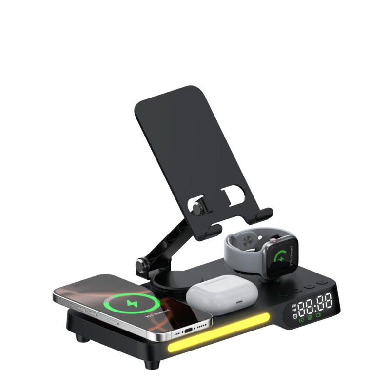 Y21MAX Desktop Wireless Charger Tablet Charging Stand for Apple Huawei Fast Charging Magnetic Fast Charging