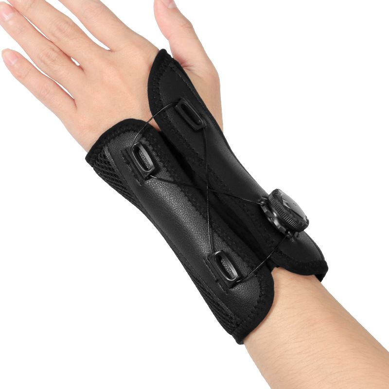 Tendonitis Wrist Guard Protection Sleeve Knob Adjustment Sports Finger Protection Wrist Fracture Strain Sprain Recovery Support Brace