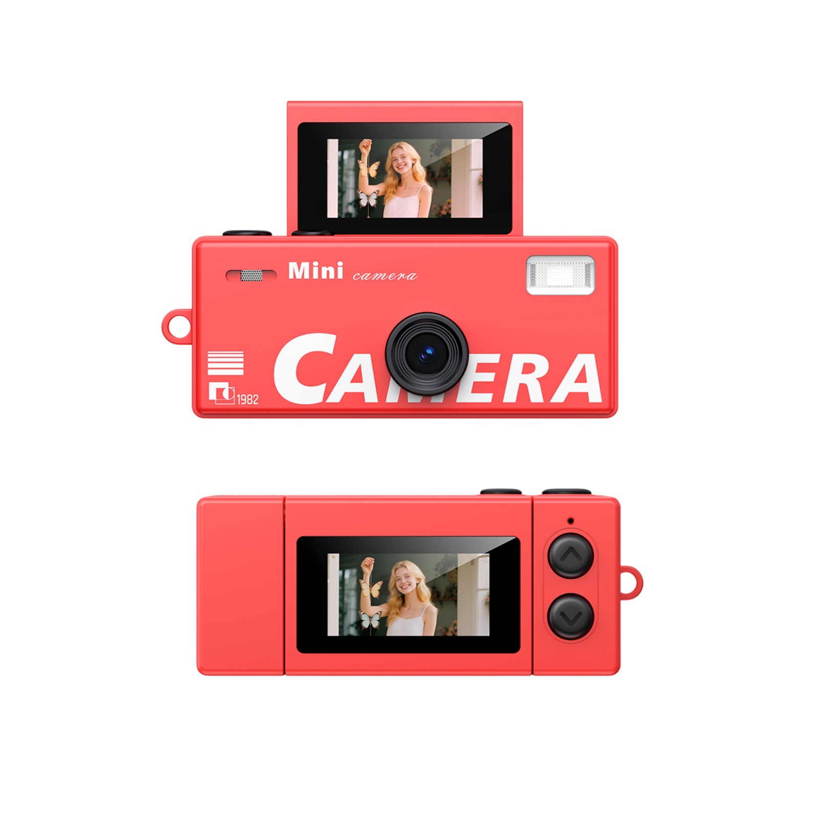 Thumb mini camera flip screen student outdoor shooting small camera video children mini camera