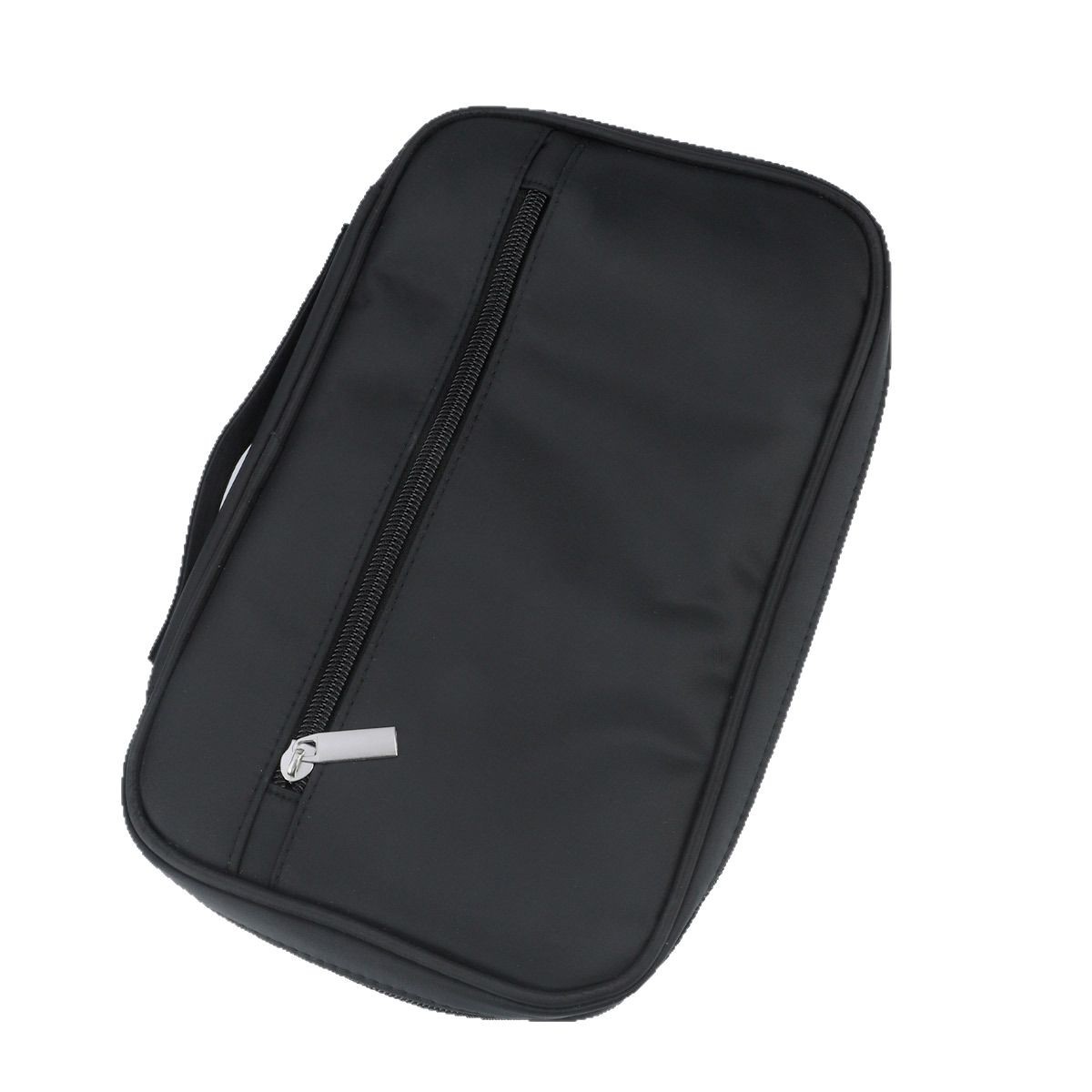 14-40 Hole Makeup Brush Bag Large Storage Bag Large Capacity Black Book Page Foldable Cosmetic Bag