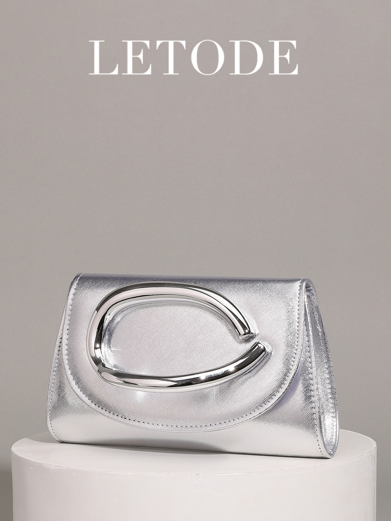 Textured PU Evening Bag 2026 Clutch Bag Women's Bag