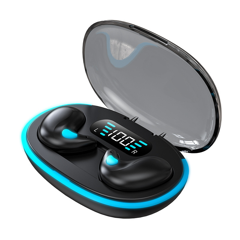 X55 Sleep Bluetooth Headset Bone Conduction Mini Noise Reduction Ultra-long Battery Life with Digital Display Macaron Color