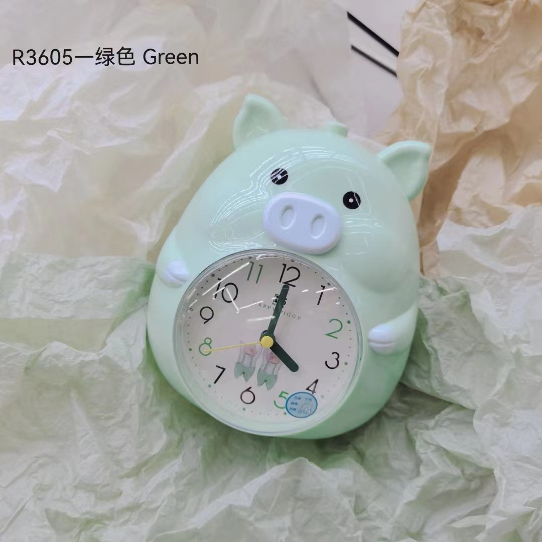 Sleepy pig dual voice talking alarm clock children special alarm clock accurate timing alarm clock