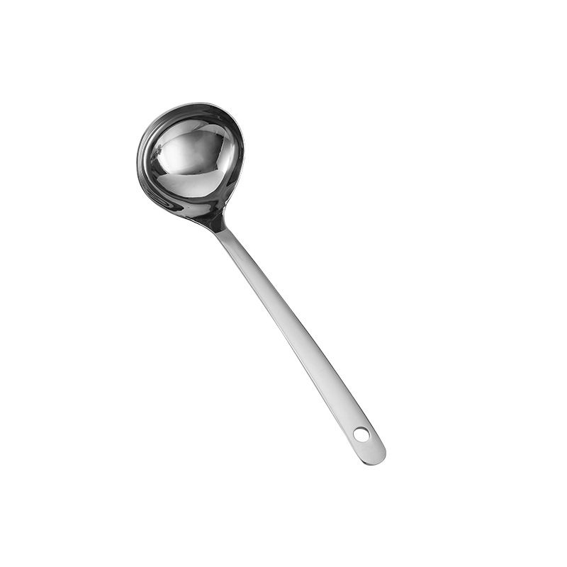 316 stainless steel soup spoon, slotted spoon, hotel hot pot spoon, kitchen tool, soup ladle, cooking small spoon, with LOGO