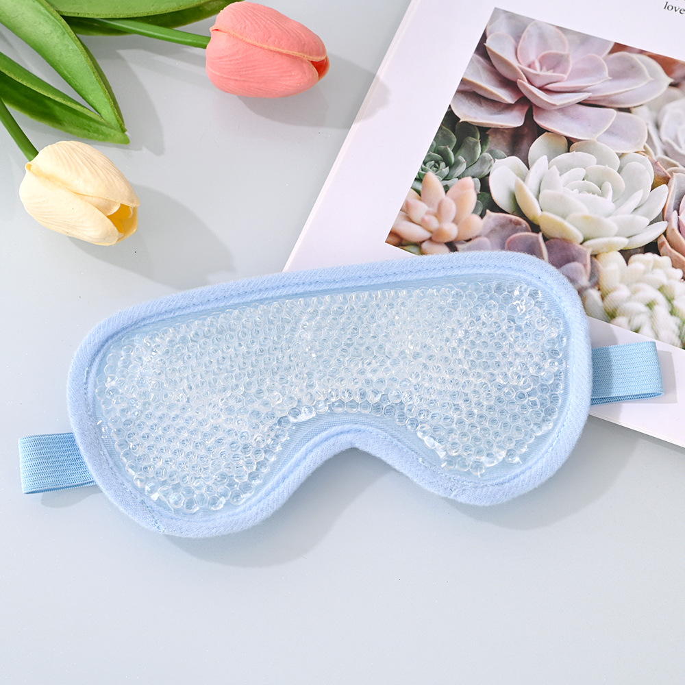 Ice compress mask, ice compress eye mask, ice pack for face, postoperative recovery hot compress, full face cooling, ultra-soft face mask