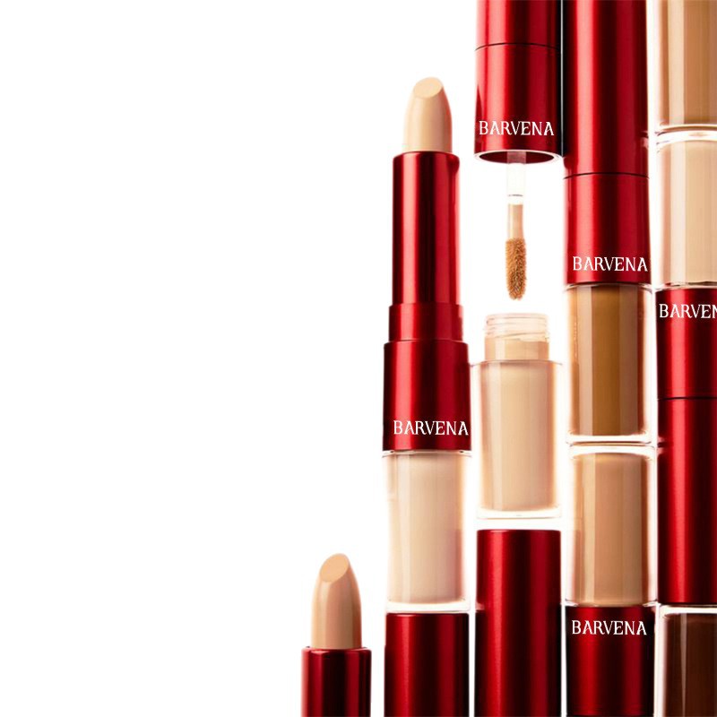 BARVENA Concealer Natural Finish Lightweight Fits Skin Tone Oil-Control Long-lasting Non-Sticky