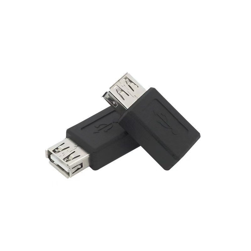 USB female to mini 5P mini T port connection adapter phone cable data power supply adapter A female T female