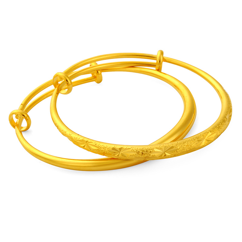 Vietnam sand gold bracelet women simulation gold-plated 999 pure dragon and phoenix fake gold copper bracelet hand jewelry
