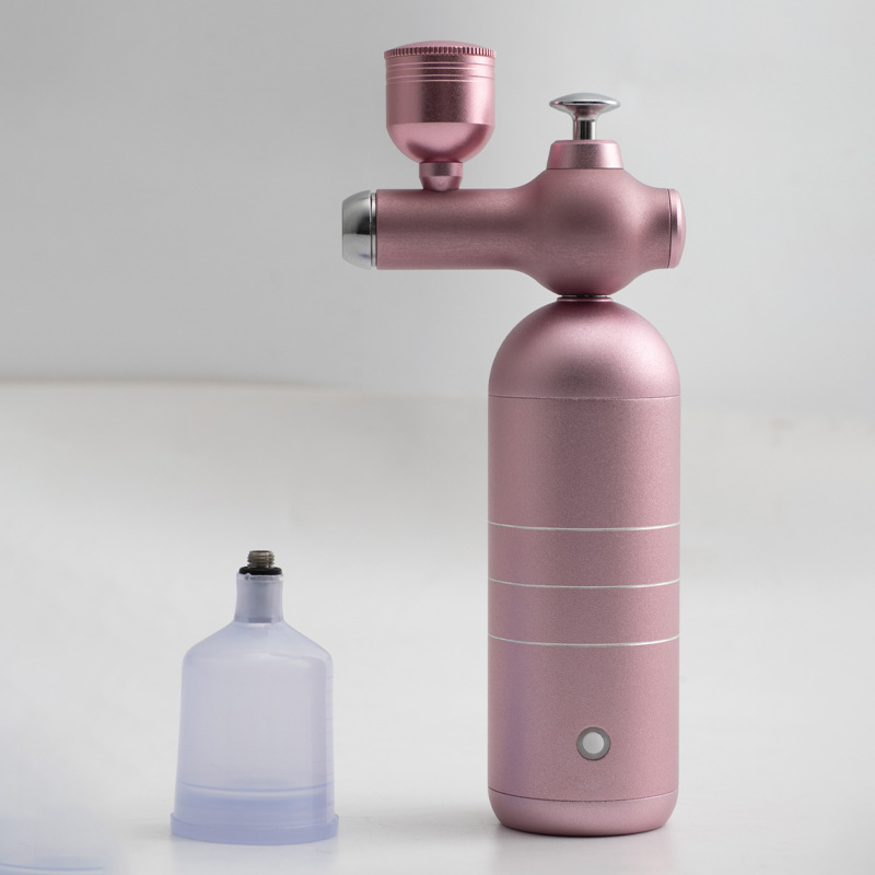 Facial Essence导入 Beauty Salon Hydrating Device Handheld Home Spray Water Light Machine Nano High Pressure Oxygen Injection Instrument