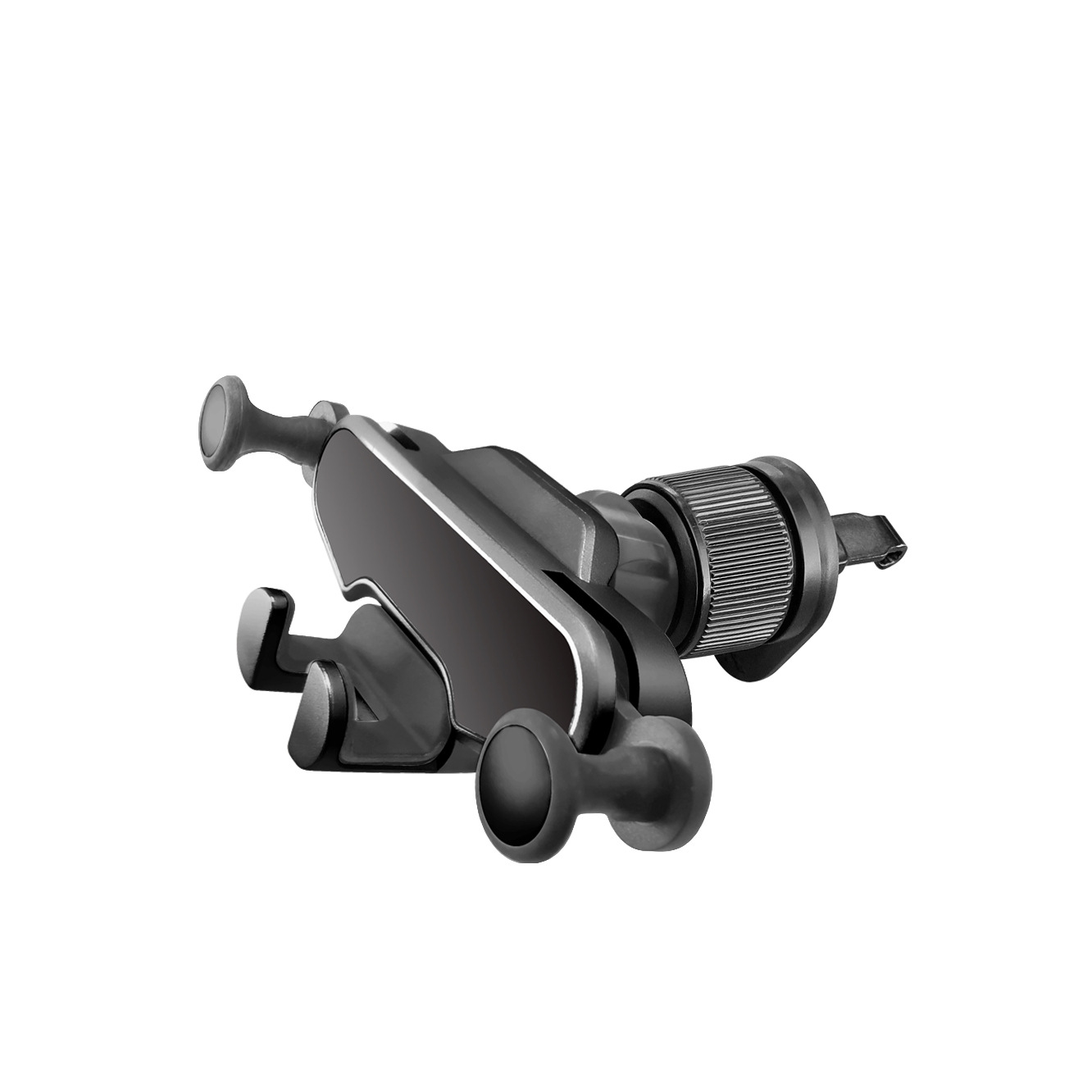 Car phone holder air vent phone navigation holder gravity retractable auto lock phone mount car new