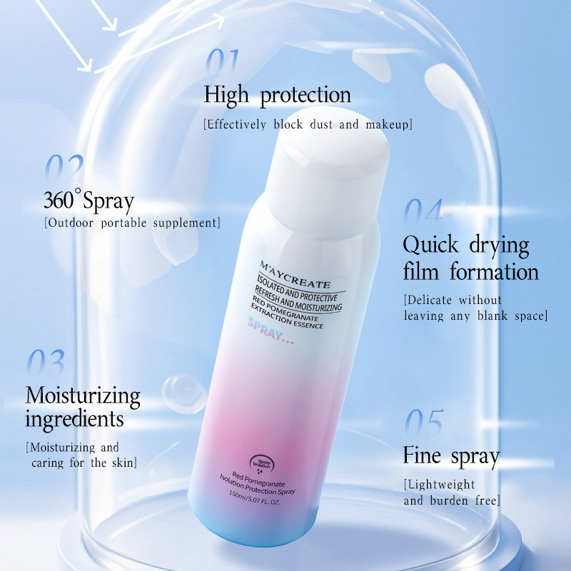 All English Red Pomegranate Isolation Protective Spray Hydrating Moisturizing Red Protective Spray