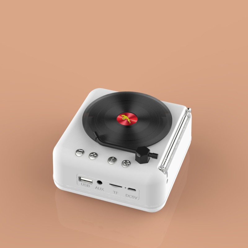 Atomic Vinyl Record Bluetooth Speaker Gramophone Bluetooth Audio Radio Gift